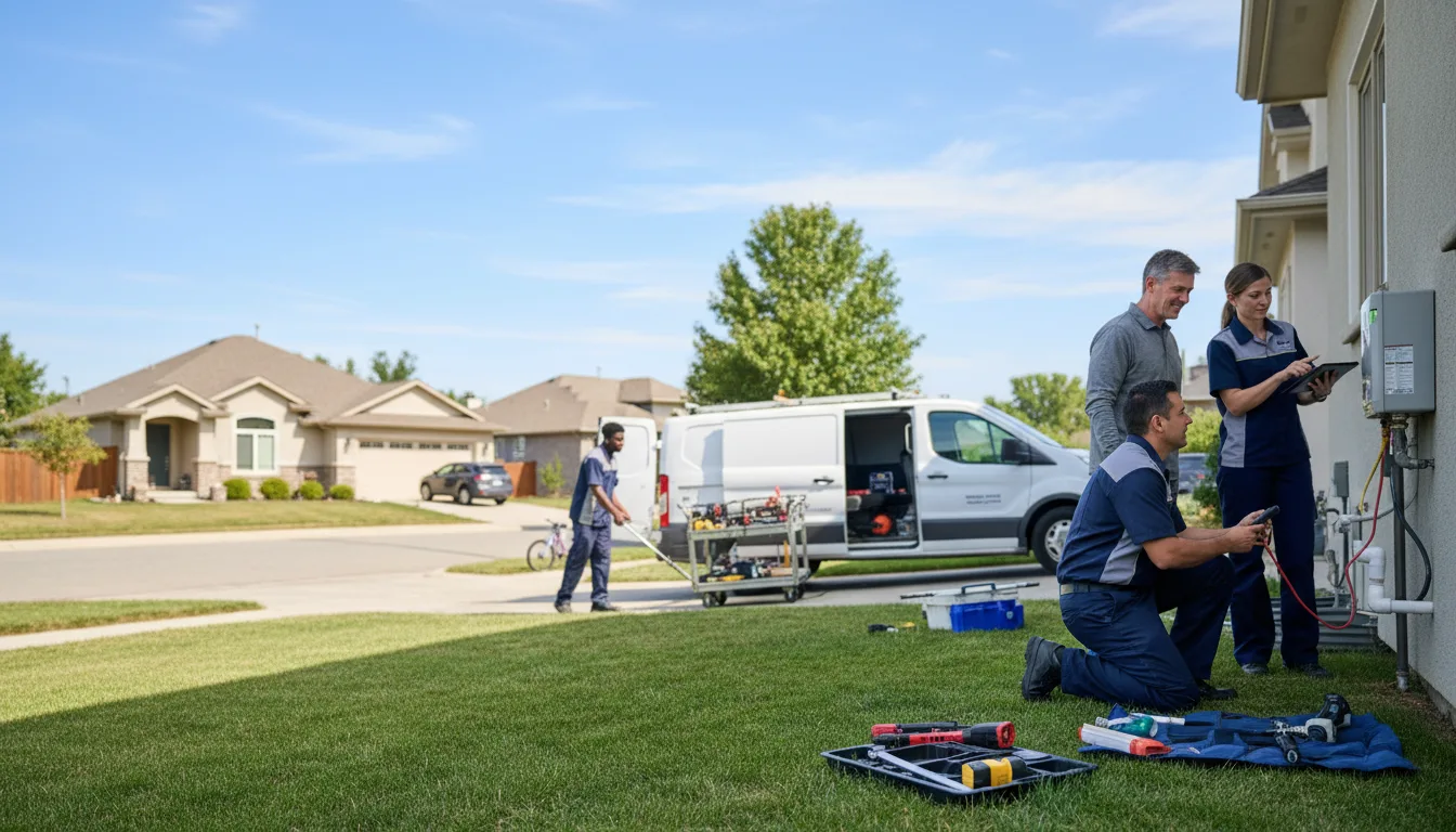 Tankless water heater service in Laurens, SC